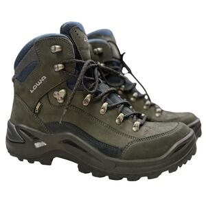 LOWA Renegade GTX Mid 9.5 Mens Gore Tex Hiking Boots Waterproof Vibram
